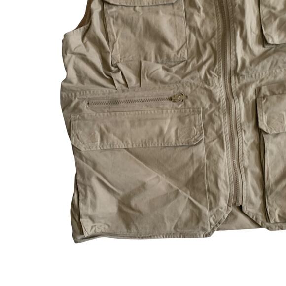 L.L Bean Men's Size XL Tropic Weights Utility Hunting Travel Safari VTG Vest - Picture 11 of 16